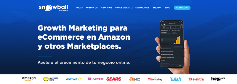 Agencia de Growth Marketing enfocada en impulsar las ventas de eCommerce en Amazon y otros Marketplaces para empresas en América Latina.