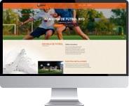 proyecto web para academia de futbol de moneky plus agencia de marketing digital inbound en Ecuador