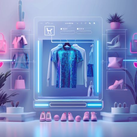 Escalabilidad mejorada en plataformas web Ilustración de mono con ambiente digital representando escalabilidad en desarrollo de plataformas web