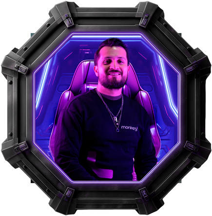 Andrés Acosta, fundador de Monkey Plus agencia de marketing digital Fotografía de Andrés Acosta, cofundador de la agencia de marketing digital Monkey Plus