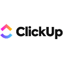 Logotipo de ClickUp Logotipo de ClickUp, plataforma de gestión de proyectos y productividad
