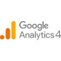Logotipo de Google Analytics 4 Logotipo de Google Analytics 4, herramienta de análisis de tráfico web