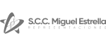 Logotipo S.C.C. Miguel Estrella Representaciones Logotipo gris de S.C.C. Miguel Estrella Representaciones