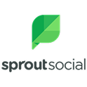 Logotipo de Sprout Social Logotipo verde de Sprout Social, plataforma de gestión de redes sociales