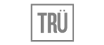 Logotipo TRÜ Logotipo gris de TRÜ, marca de productos de consumo con presencia en Ecuador