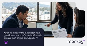 Portada del blog: Agencias de Email Marketing en Ecuador Ilustración moderna que representa campañas de email marketing en Ecuador, con iconos de correos, automatización y marketing digital.