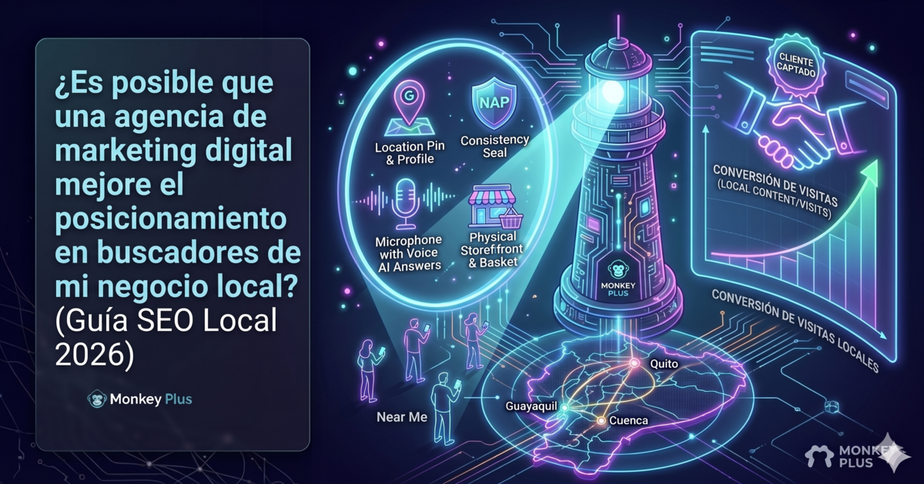 posicionamiento-seo-local-ecuador-monkey-plus Estrategia de SEO Local y optimización de Google Business Profile para negocios en Ecuador.
