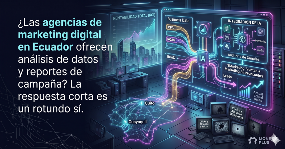Dashboard de analítica digital avanzada y reporte de ROI para empresas en Ecuador.