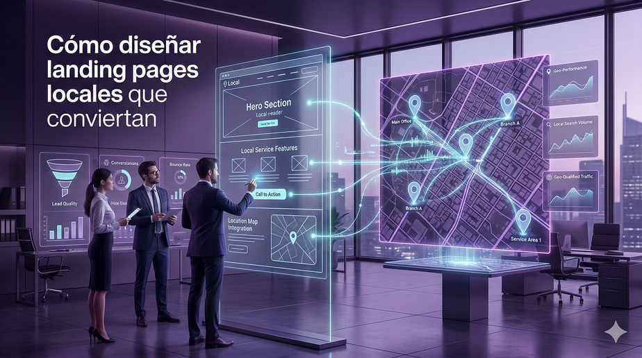 Cómo diseñar landing pages locales que conviertan Cómo diseñar landing pages locales que conviertan