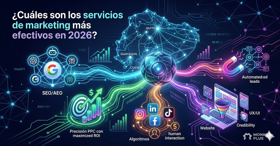 Servicios de marketing digital efectivos para pequeñas empresas en Ecuador 2026.