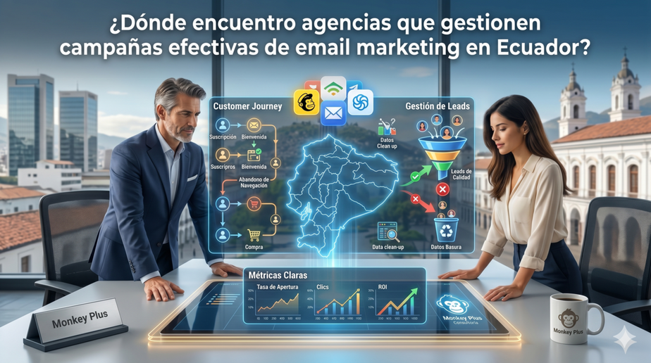 Especialistas gestionando campañas de email marketing estratégicas y efectivas en Ecuador 