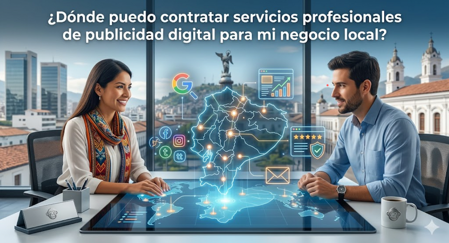 Servicios profesionales de publicidad digital para negocios en Quito y Guayaquil 2026. 